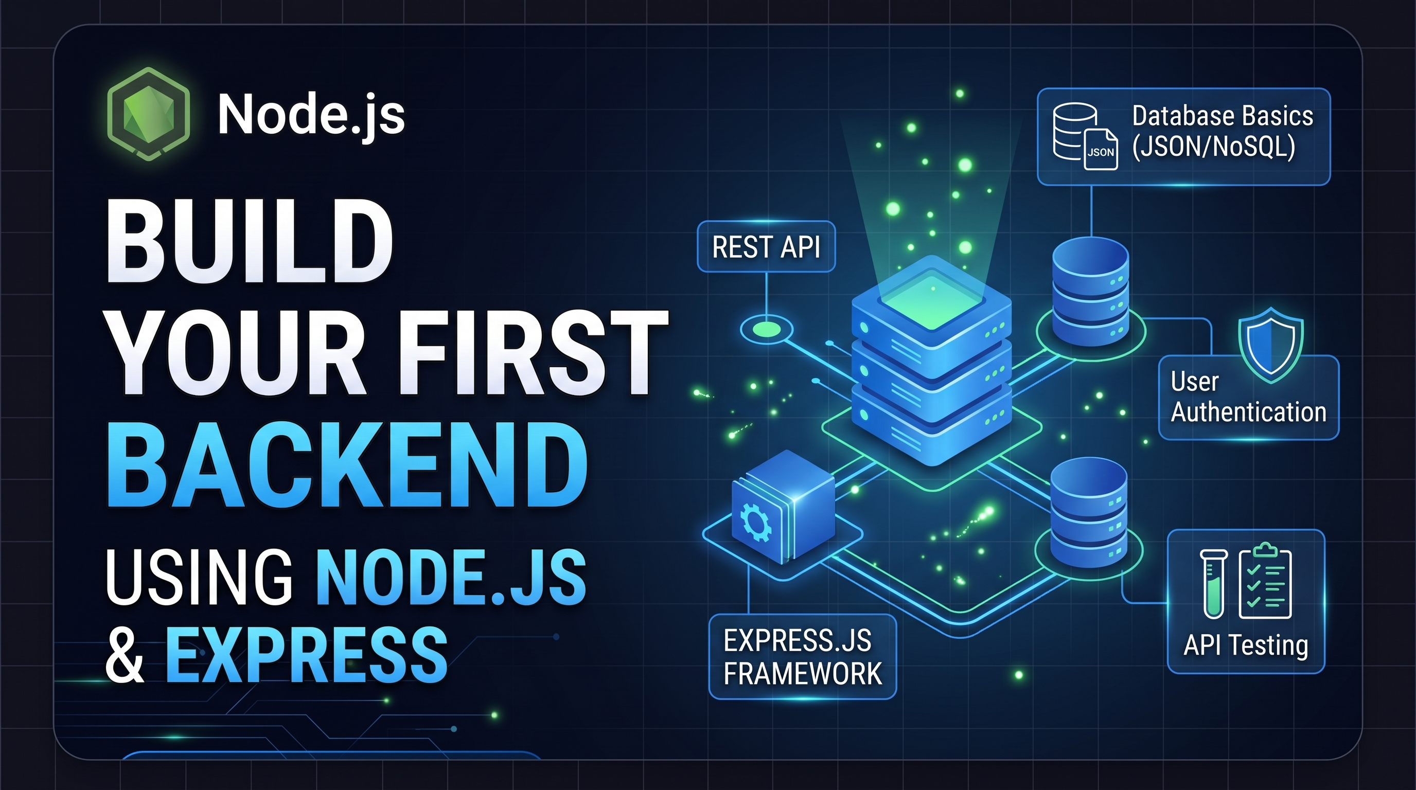 Getting Started with Backend: How to Build Your First API with Node.js and Express